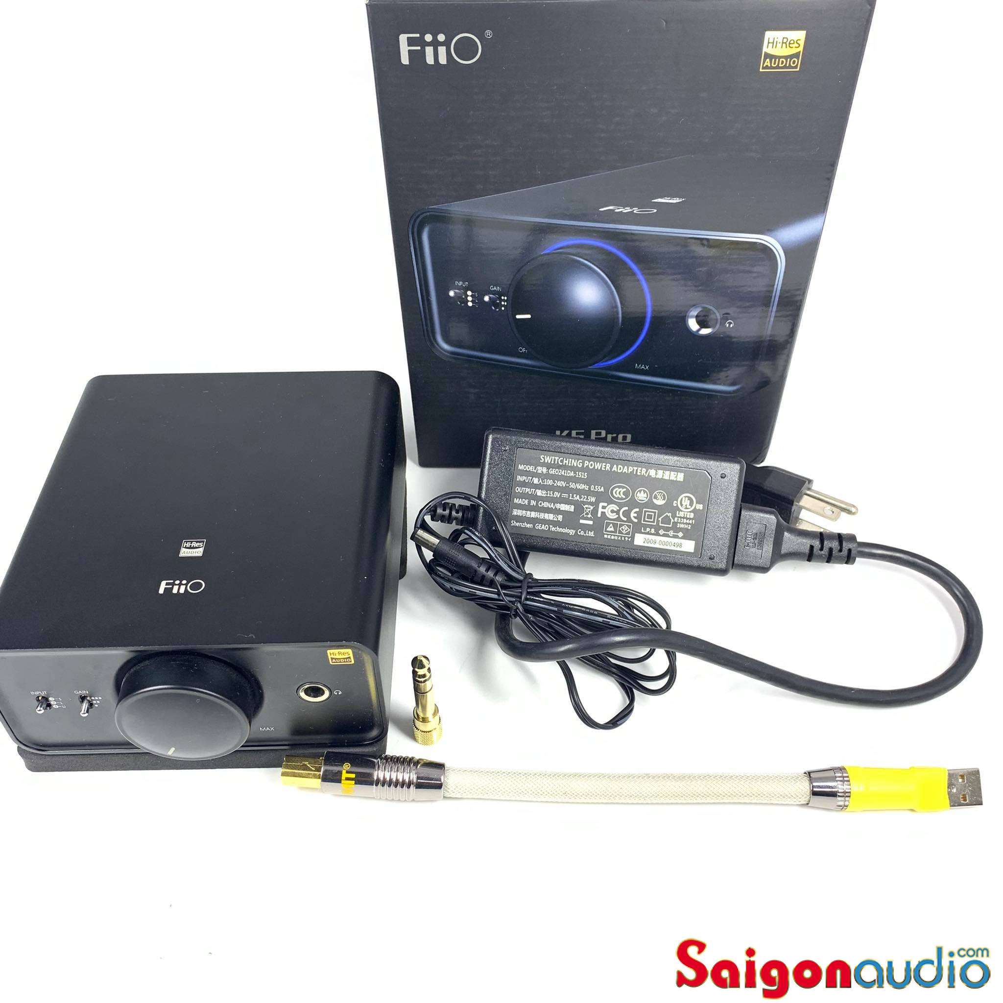 DAC DSD FIIO K5 PRO, fullbox, tặng kèm dây USB